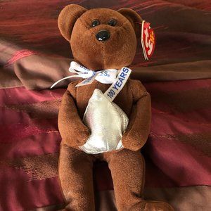 Brown "Beanie Babies" cute stuffed animal